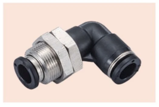 PLM bulkhead union elbow Inch System